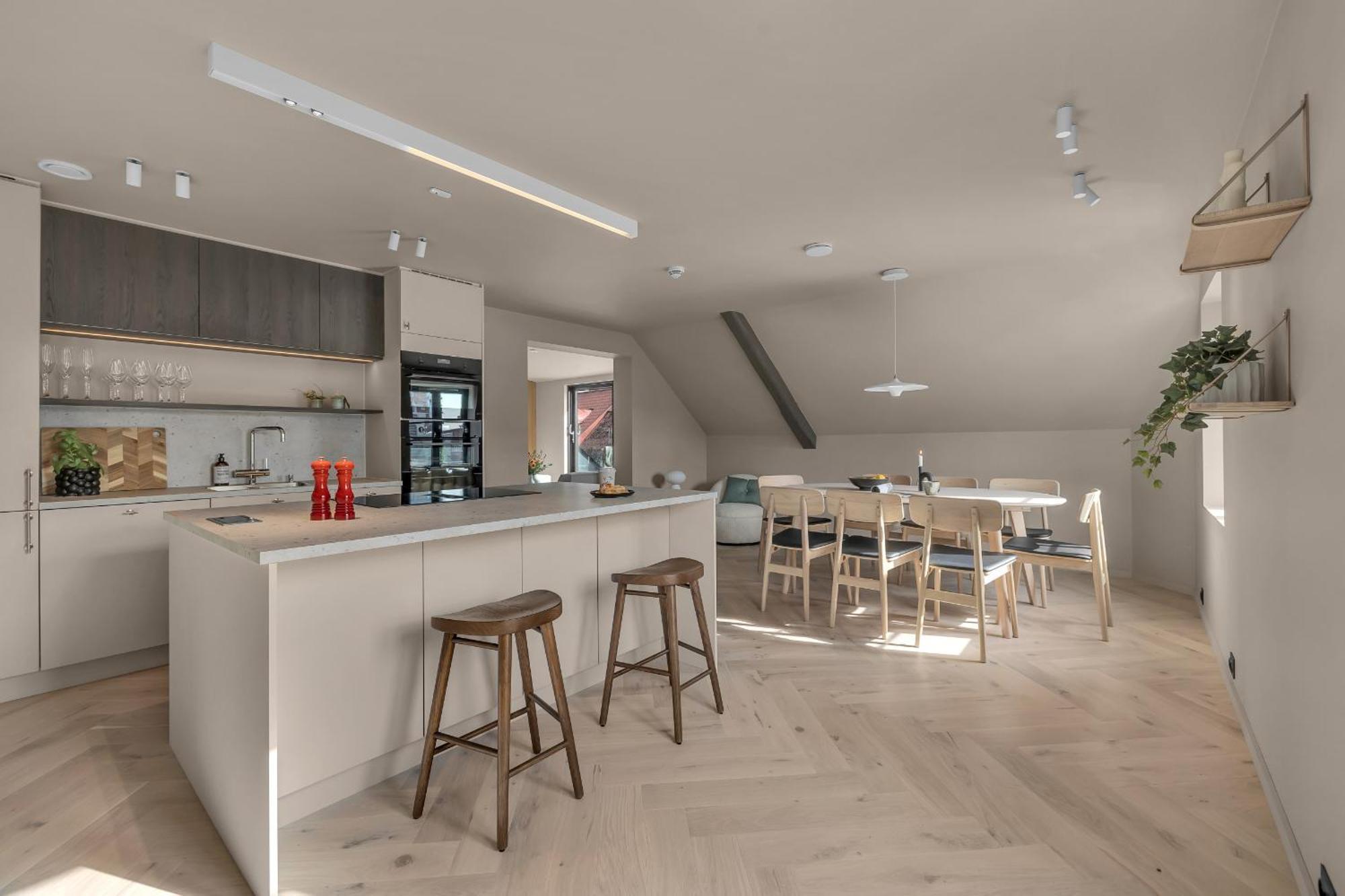 The Loft - Central Top Floor Apartment With 4 Bedrooms Тромсьо Екстериор снимка
